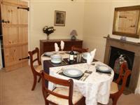 The dining room at the Coach House at kerridge End Holiday Cottages