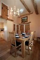 Dining area, the Hayloft at kerridge End Holiday Cottages