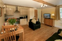 Dining/Kitchen area, the Stables at Kerridge End Holiday Cottages